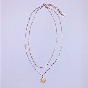 SABIKA Single Crystal Gold Necklace (Winter 2018)